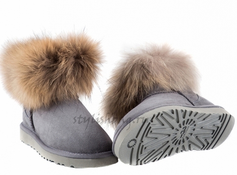 Женские угги UGG с мехом лисы