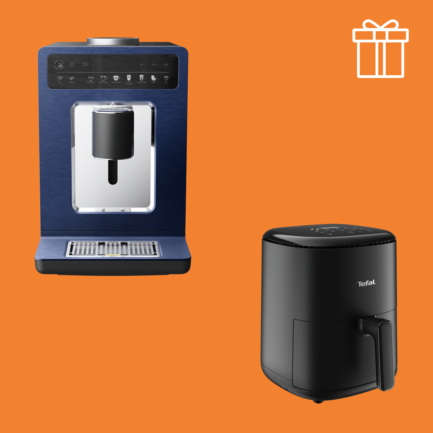 Автоматическая кофемашина KRUPS EA89W410 + Аэрогриль Tefal Easy Fry Compact, 3 л EY145810
Автоматическая кофемашина KRUPS EA89W410 + Аэрогриль Tefal Easy Fry Compact, 3 л EY145810