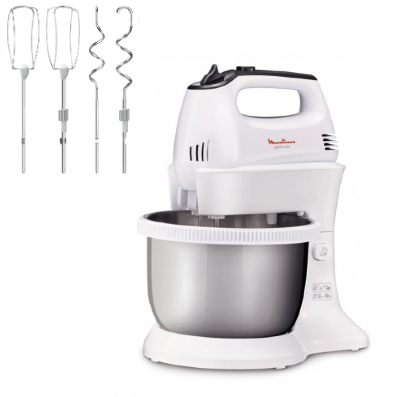 Стационарный миксер Moulinex Quickmix HM3121B1, Белый/серый, Стационарный миксер Moulinex Quickmix HM3121B1
Стационарный миксер Moulinex Quickmix HM3121B1, Белый/серый, Стационарный миксер Moulinex Quickmix HM3121B1