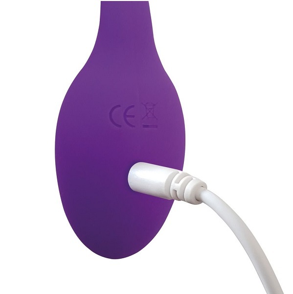 Двухсторонний гибкий вибратор Adrien Lastic 2X с пультом ДУ, фиолетовый E24872 - Adrien Lastic - Классические вибраторы - Купить