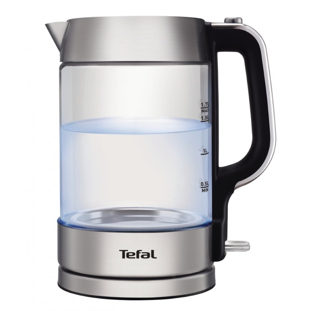Электрический чайник Tefal Glass Kettle KI770D30, Серебристый, Электрический чайник Tefal Glass Kettle KI770D30
Электрический чайник Tefal Glass Kettle KI770D30, Серебристый, Электрический чайник Tefal Glass Kettle KI770D30