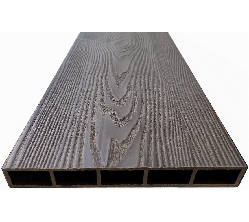 Доски для грядки из ДПК NauticPrime Wood с 3D рисунком 225 мм х 3 м