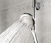 Душевая лейка круглая 1 режим латунь 3714