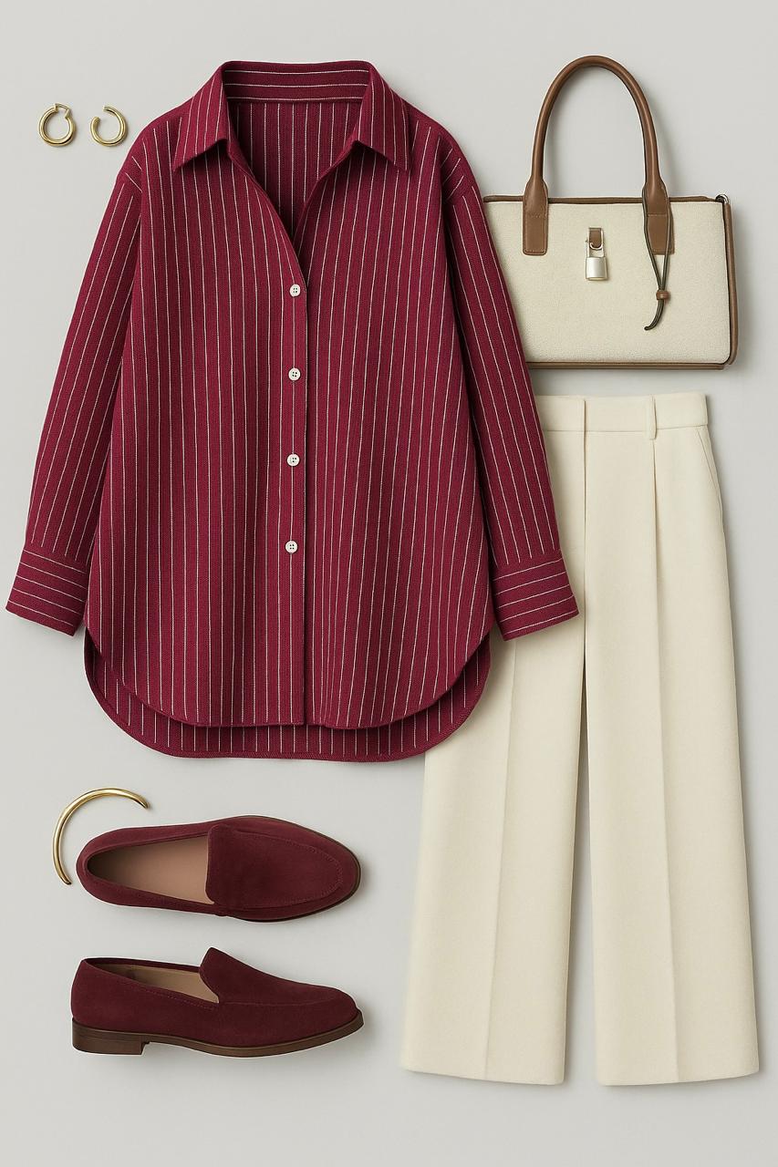 French Oxford ткань