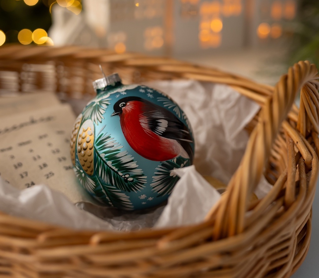 Шар с птицей