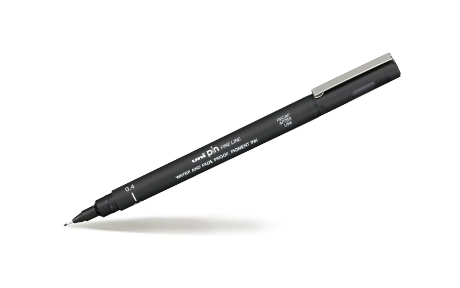 Ручки линеры чёрные