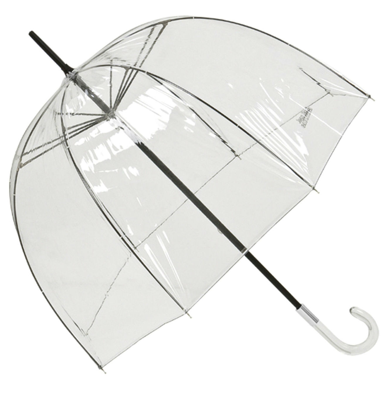 прозрачный зонт-трость