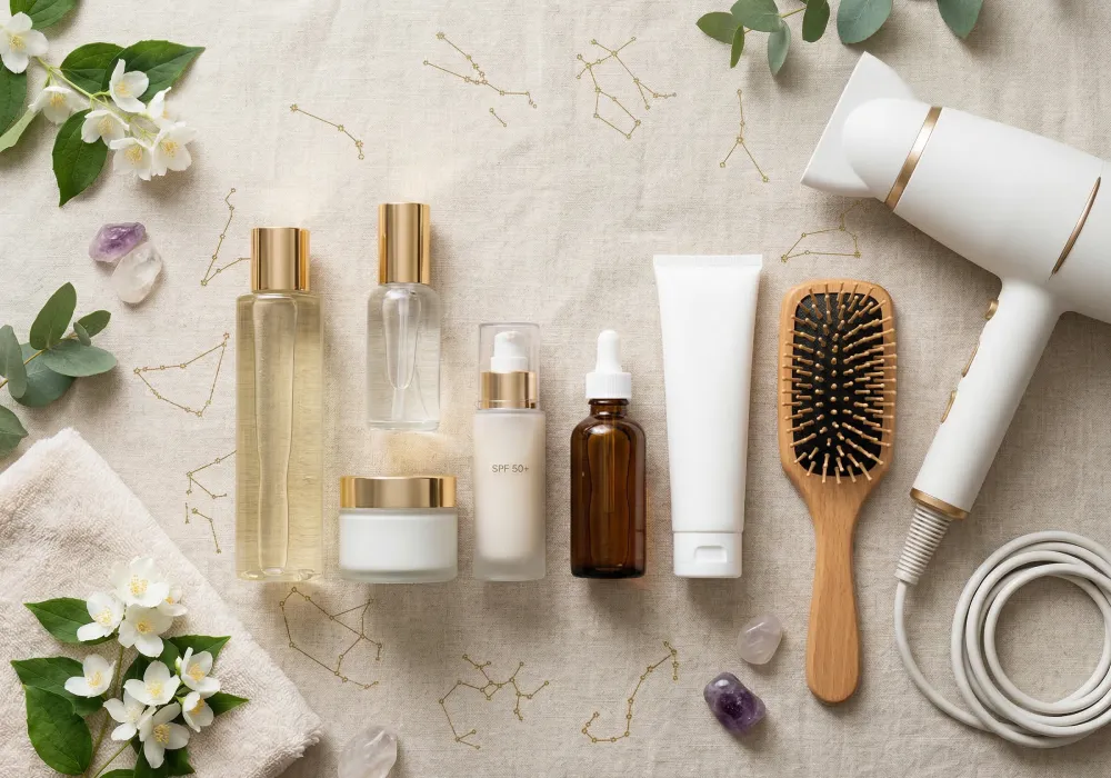 Базовый уход за кожей и волосами: очищение, увлажнение, SPF