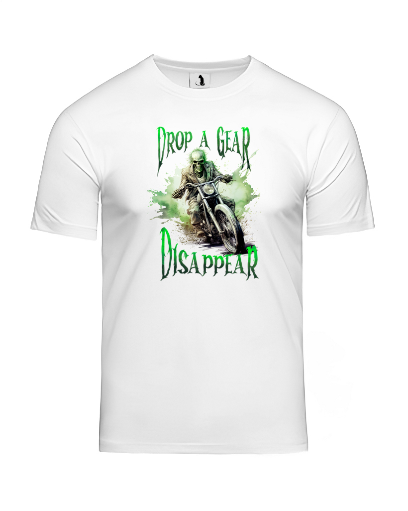 Футболка Drop a Gear Disappear unisex классического прямого кроя