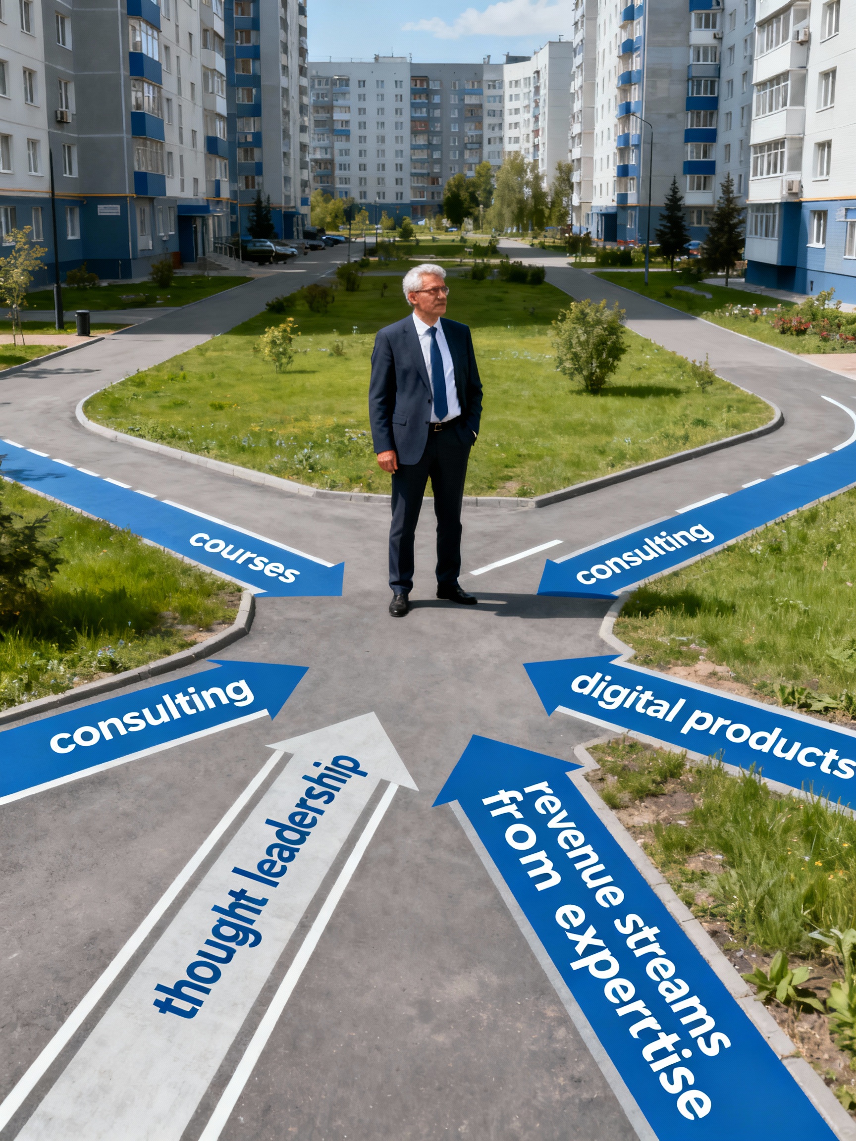 <img src="architect-monetization-pathways-revenue-streams.jpg" alt="Architect monetization strategies revenue streams consulting courses digital products residential expertise">