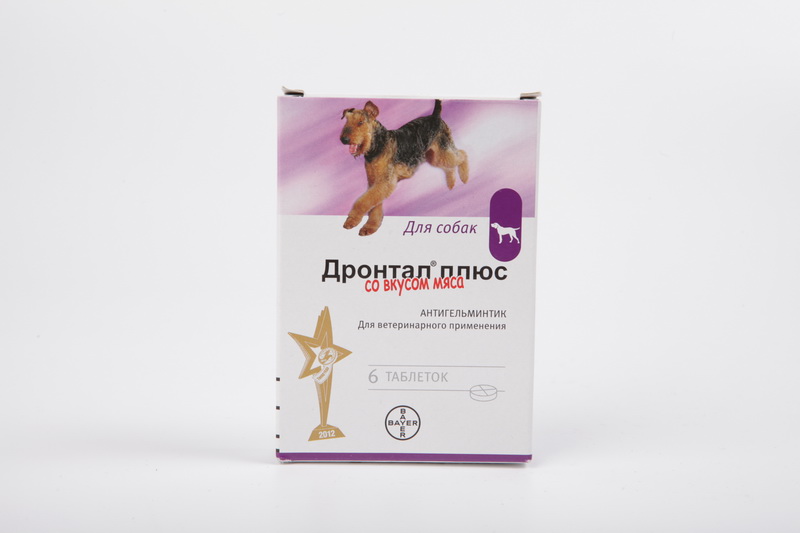 Drontal Plus Средство от Гельминтов для Собак со Вкусом Мяса