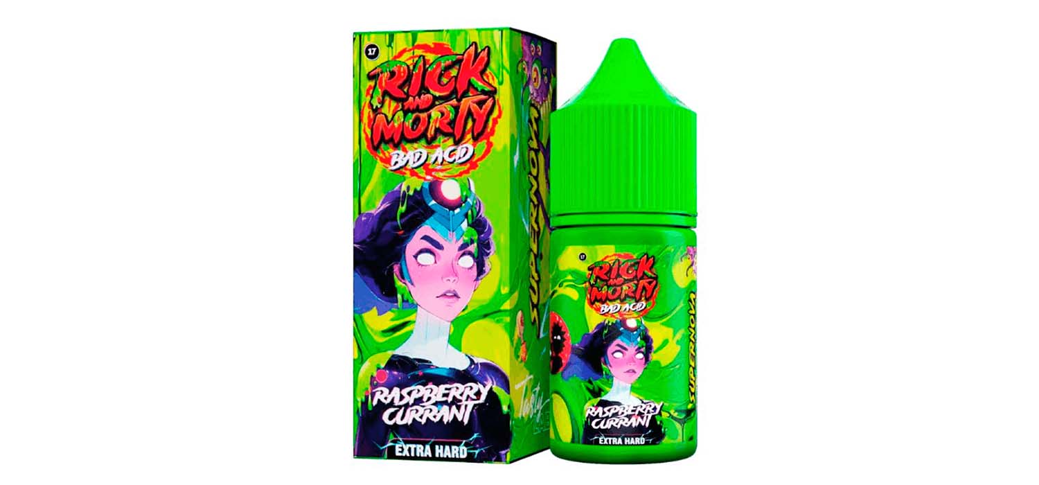 Линейка вкусов Rick & Morty Bad Acid Salt Линейка вкусов Rick & Morty Bad Acid Salt