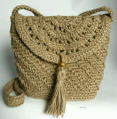 🍀Сумка из джута 🍀 knitted bag 🍀 Вязаная сумочка — Video | VK