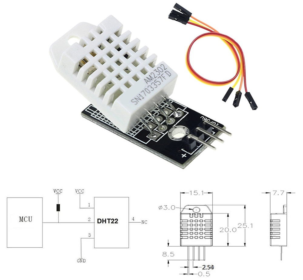 Dht 22 схема
