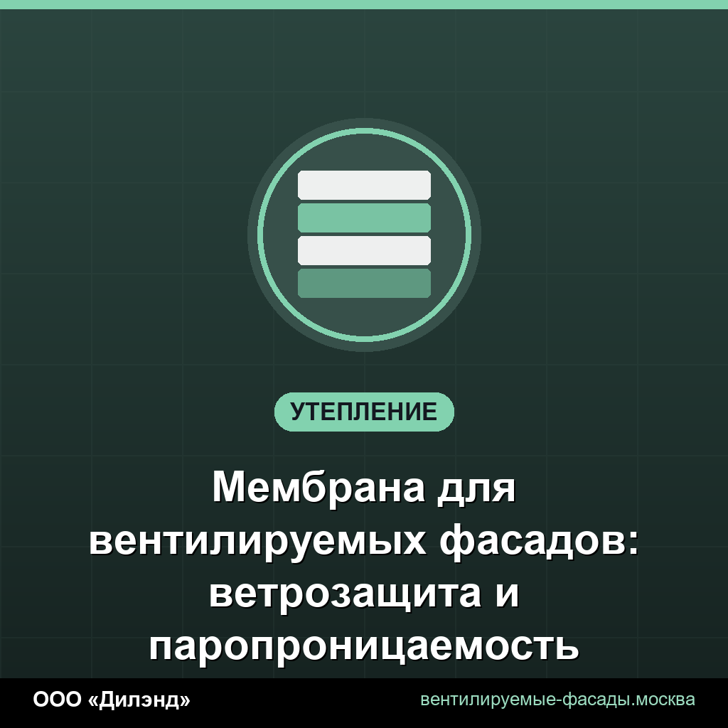 Мембрана для вентилируемых фасадов: ветрозащита и паропроницаемость Мембрана для вентилируемых фасадов: ветрозащита и паропроницаемость