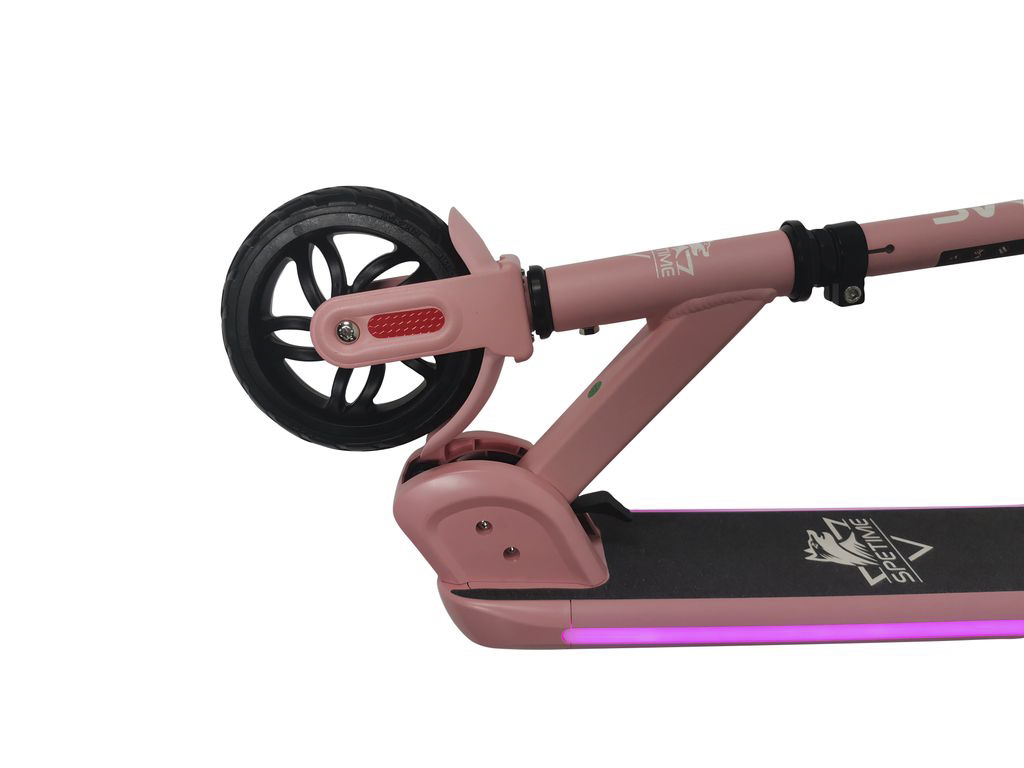 Детский электросамокат Spetime Electric Kickscooter E10-розовый-2.jpg