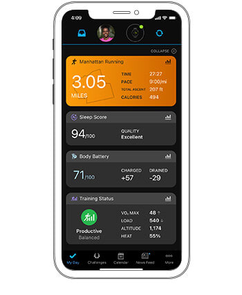 ПРИЛОЖЕНИЕ GARMIN CONNECT