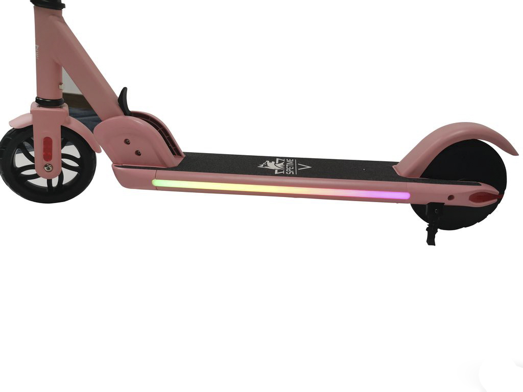 Детский электросамокат Spetime Electric Kickscooter E10-розовый-4.jpg