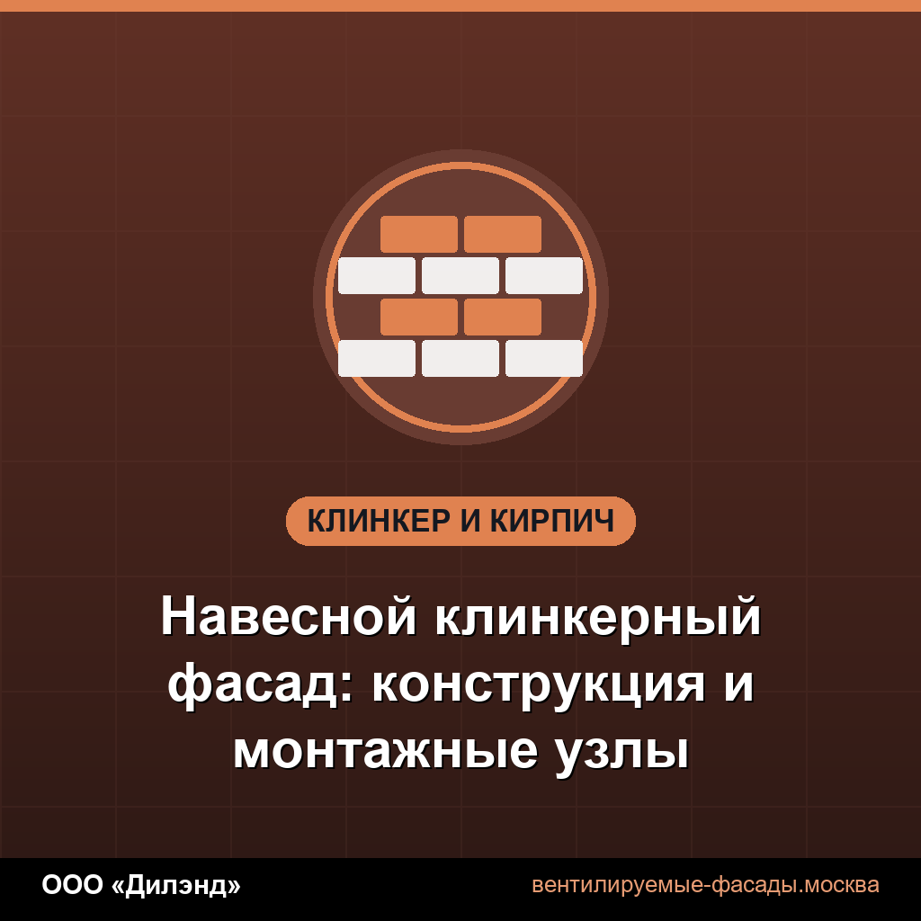 Навесной клинкерный фасад: конструкция и монтажные узлы Навесной клинкерный фасад: конструкция и монтажные узлы