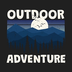 Принт Outdoor adventure
