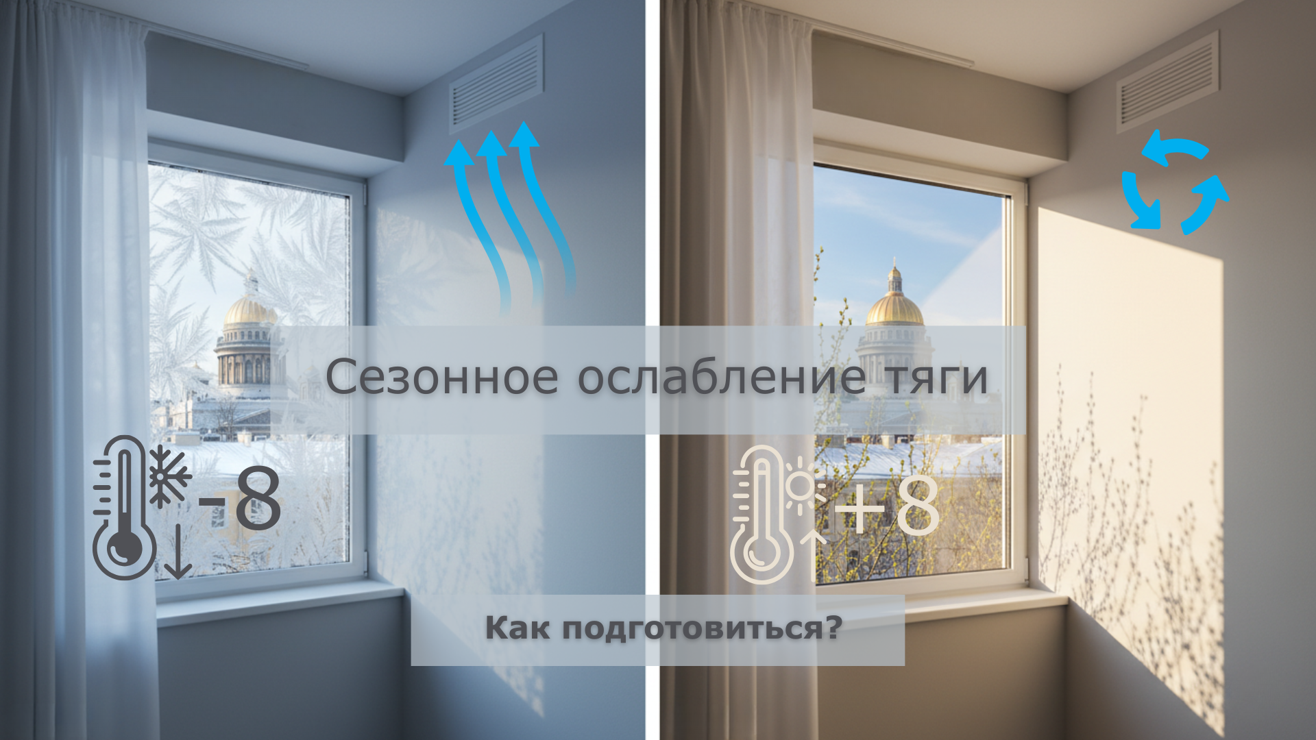 Вентиляция стала хуже работать с приходом тепла: Что делать?