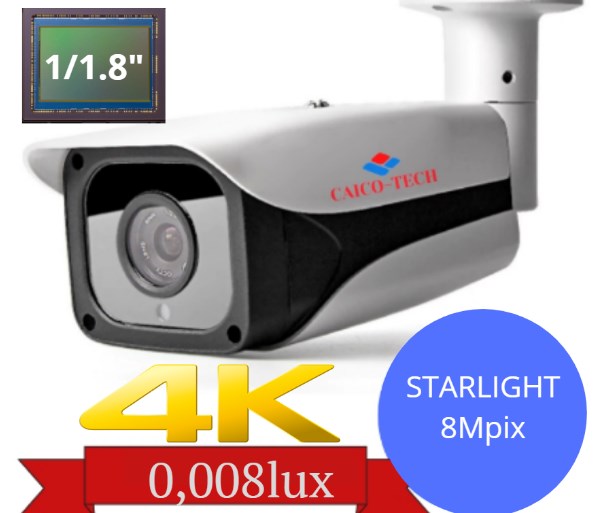 CAICO 8Mpix ZOOM камера 4K Ultra - HD