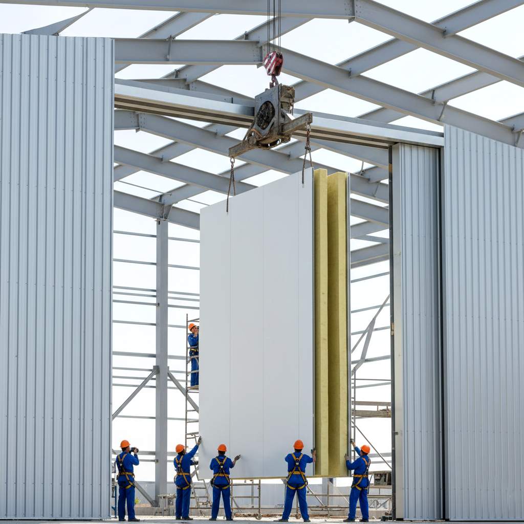 Сэндвич-панельные ангары для энергоэффективности