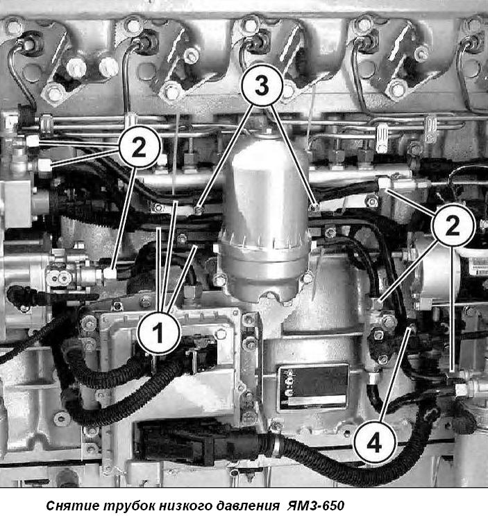 Топливная система ямз 650 рено схема
