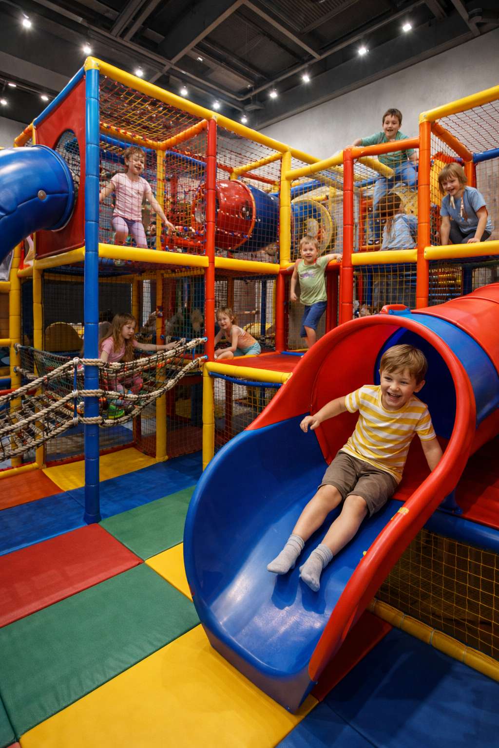 Детский лабиринт — главный элемент