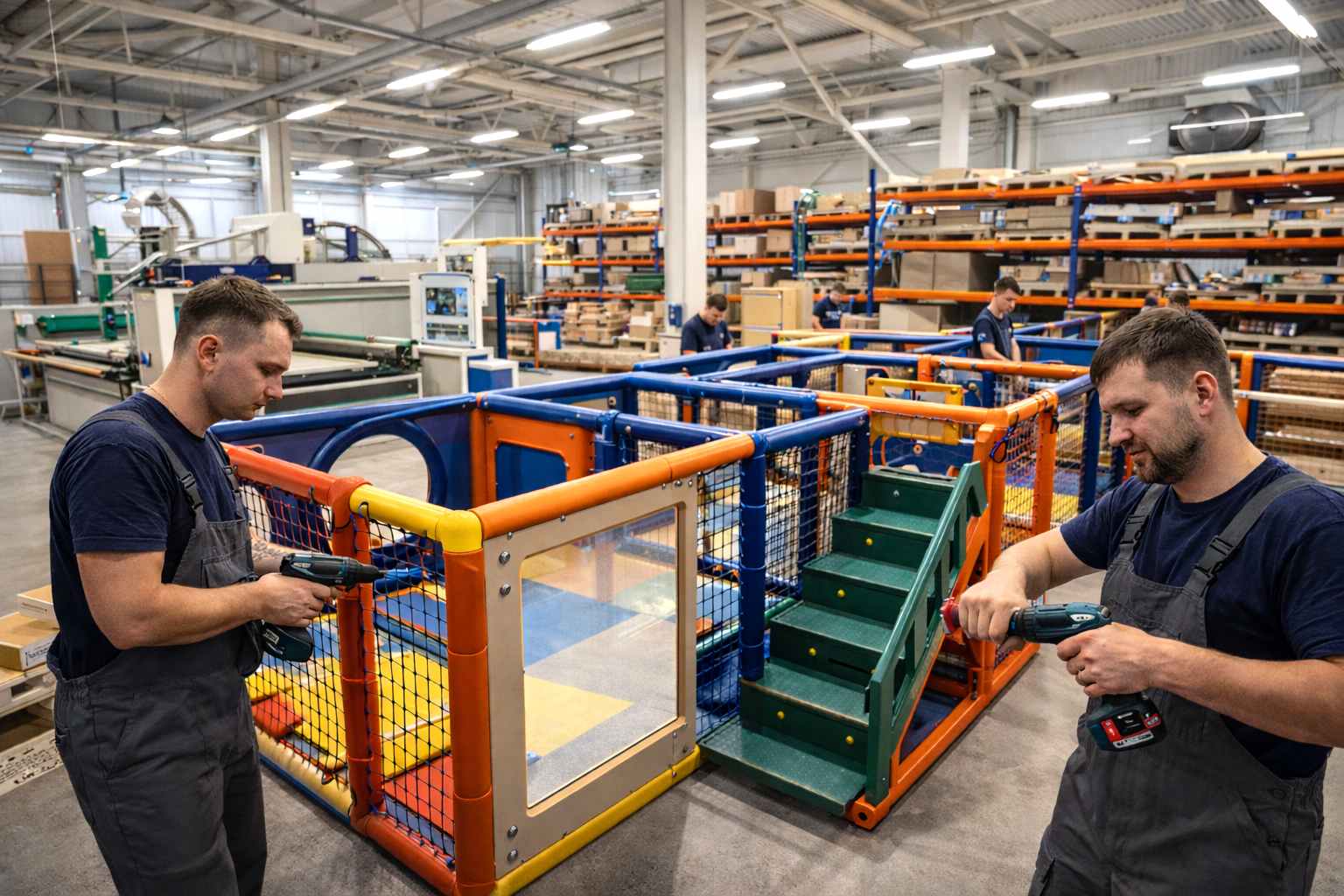 Производство на заводе БатутМастер