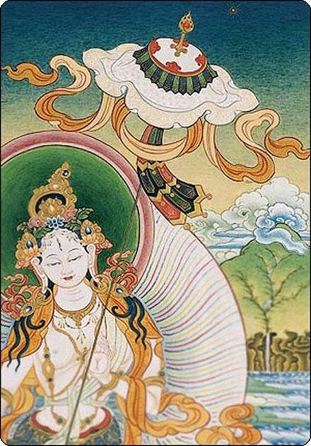 зонт в Индии, легенда о Зите