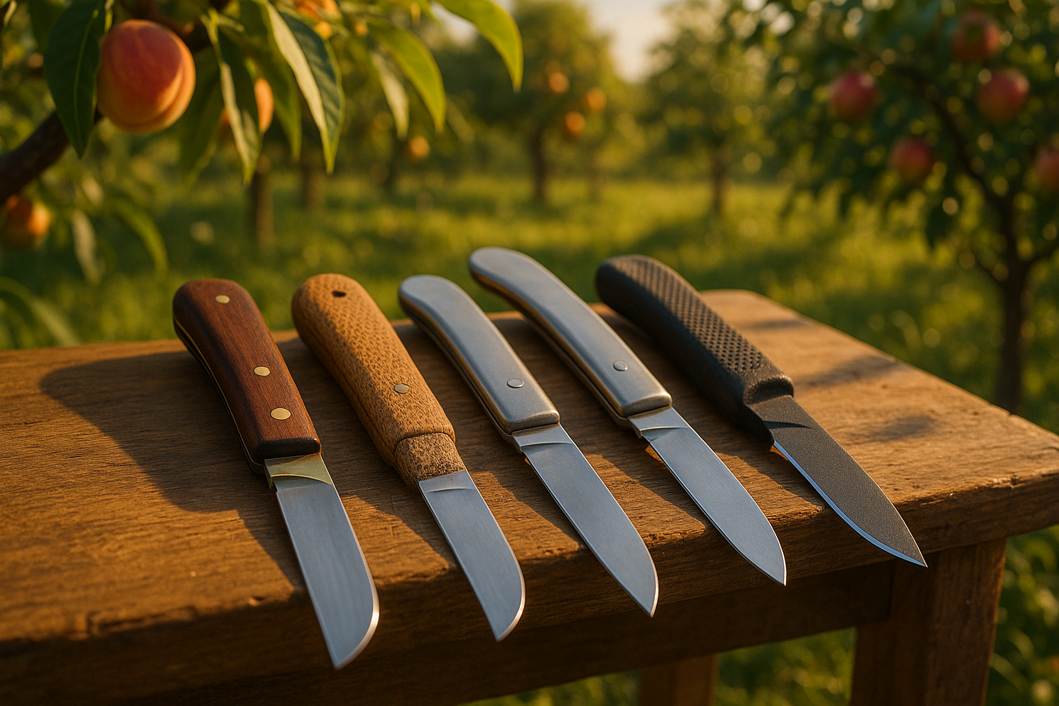 Окулировочный прививочный нож для сада