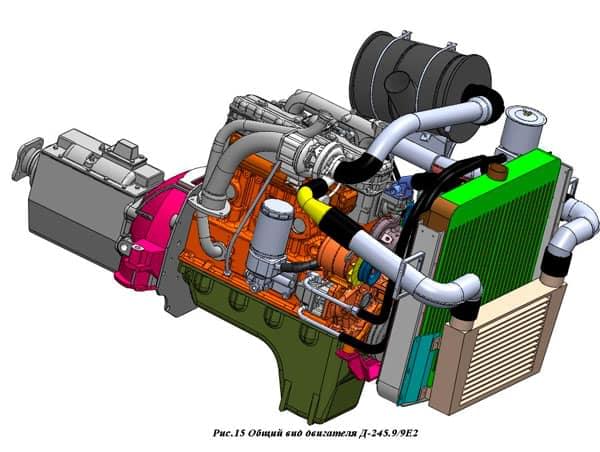 Общий вид двигателя 2