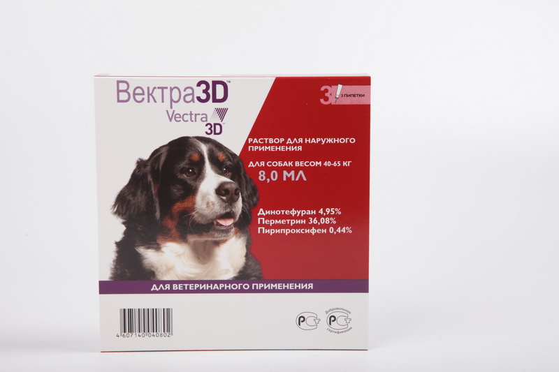 Ceva Вектра 3D Инсектоакарицидные Капли для Собак