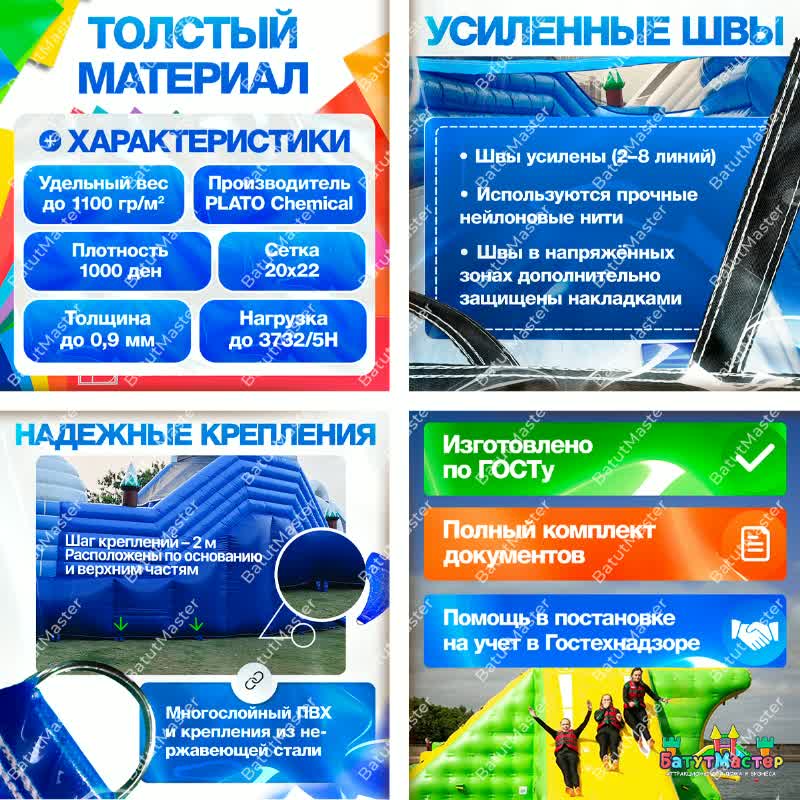 Характеристики материалов и швов