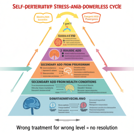 <img src="four-levels-adhd-spectrum.jpg" alt="Четыре уровня СДВГ неврологический энергетический дефицит здоровье спектр диагноза">