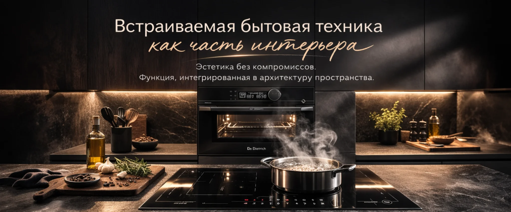 Встраиваемая бытовая техника как часть интерьера