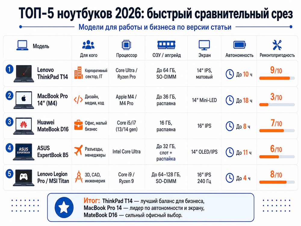 Как выбрать ноутбук