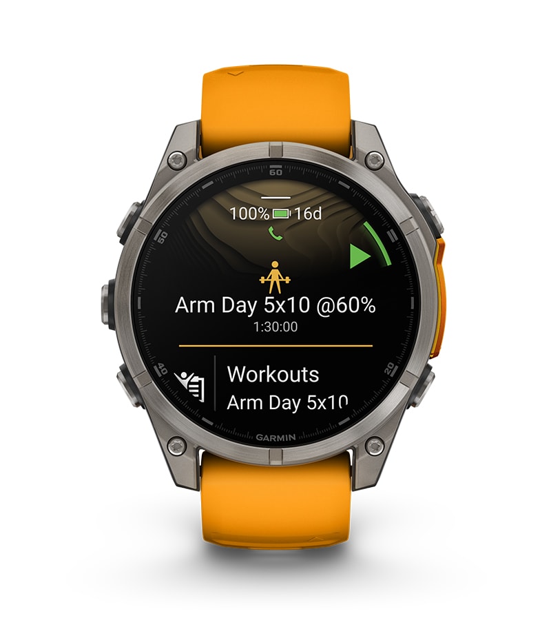 Умные часы Garmin Fenix 8, 47 мм, AMOLED, Slate Gray with black silicone band: GARMIN COACH