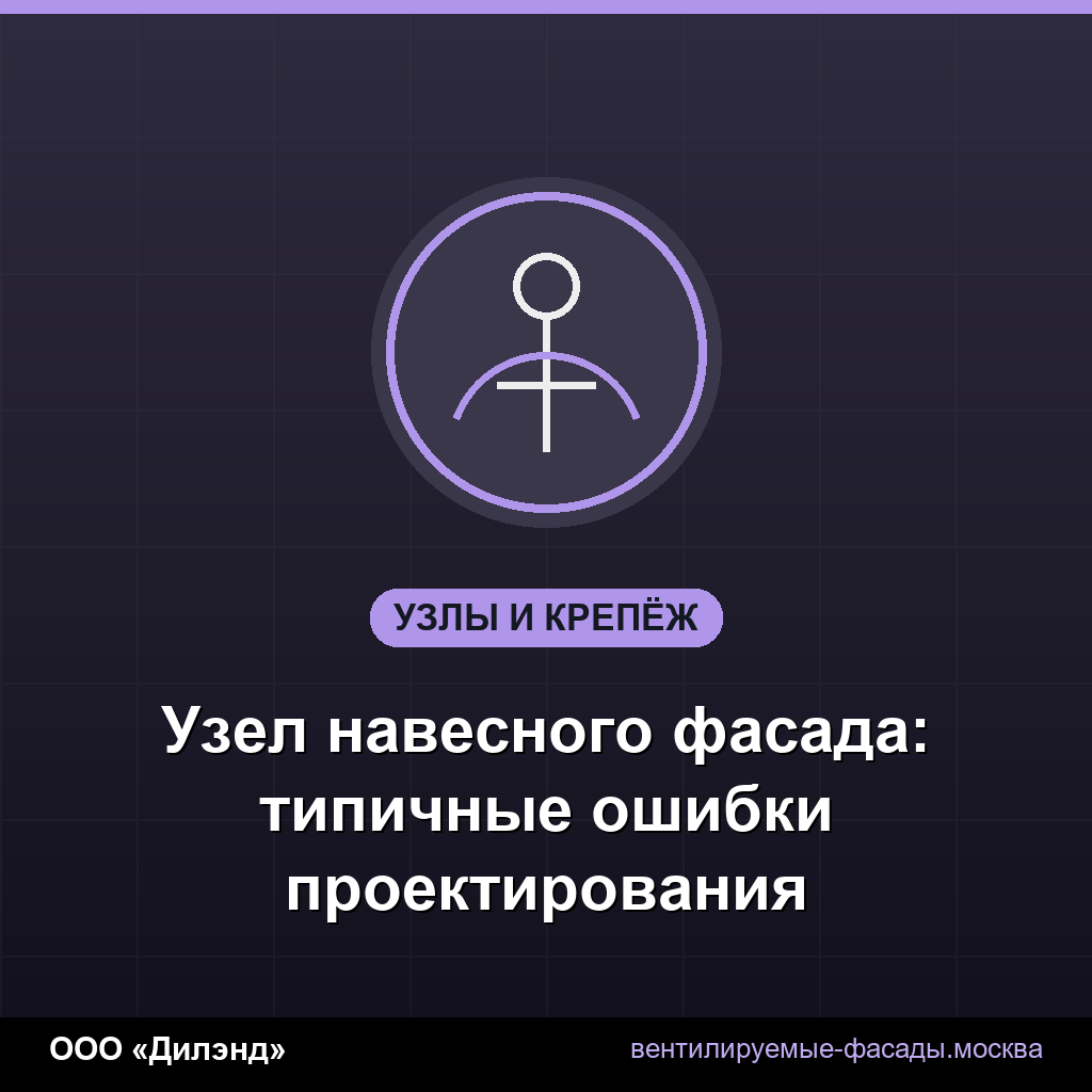 Узел навесного фасада: типичные ошибки проектирования Узел навесного фасада: типичные ошибки проектирования