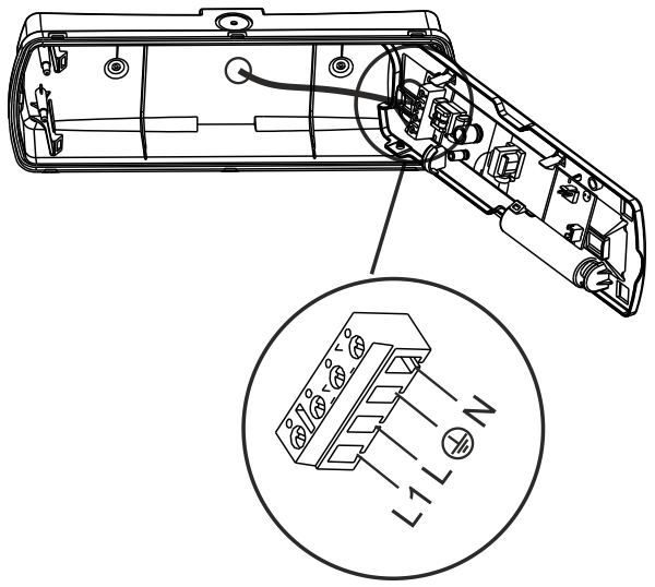 Клеммная колодка аварийного эвакуационного светильника Moncato DP618 ECO IP65