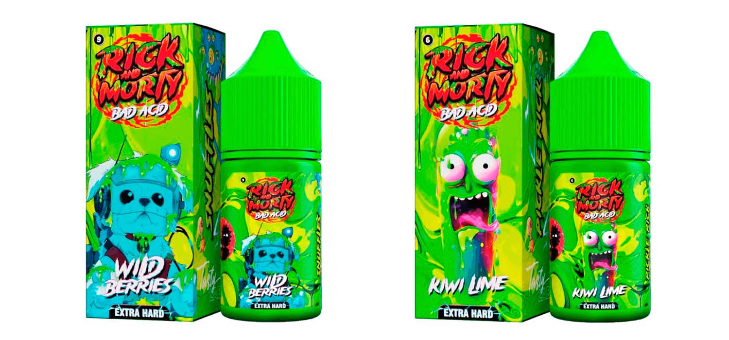 Линейка Rick & Morty Bad Acid Salt 2% Extra HARD