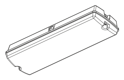 Конструкция аварийного накладного светодиодного светильника Moncato DP641 IP65