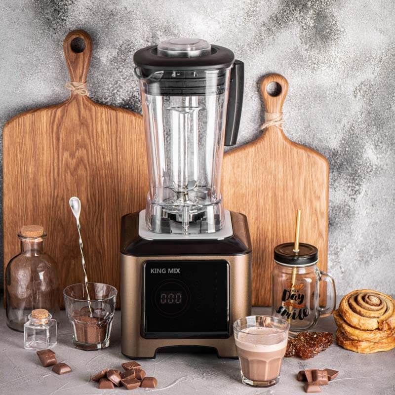 Профессиональный блендер King Mix KM-A7 шоколадный