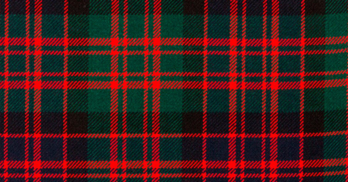 Тартан самого многочисленного клана Шотландии