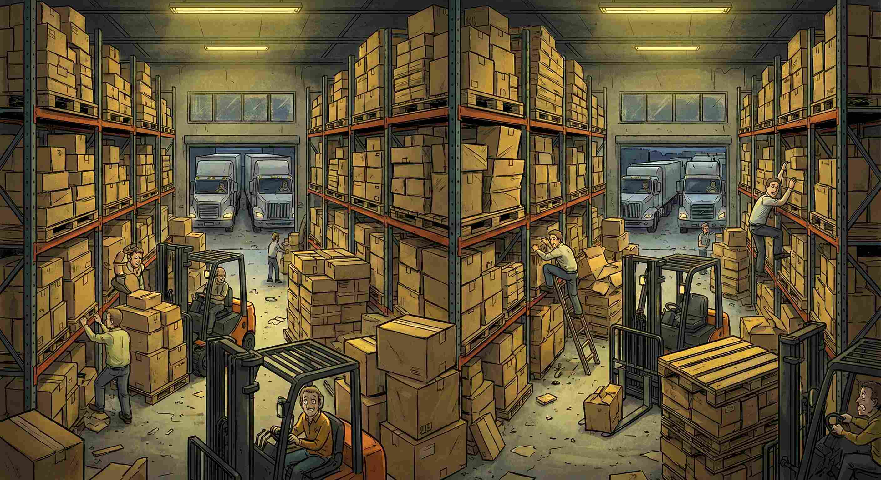 Проблемы традиционных складов