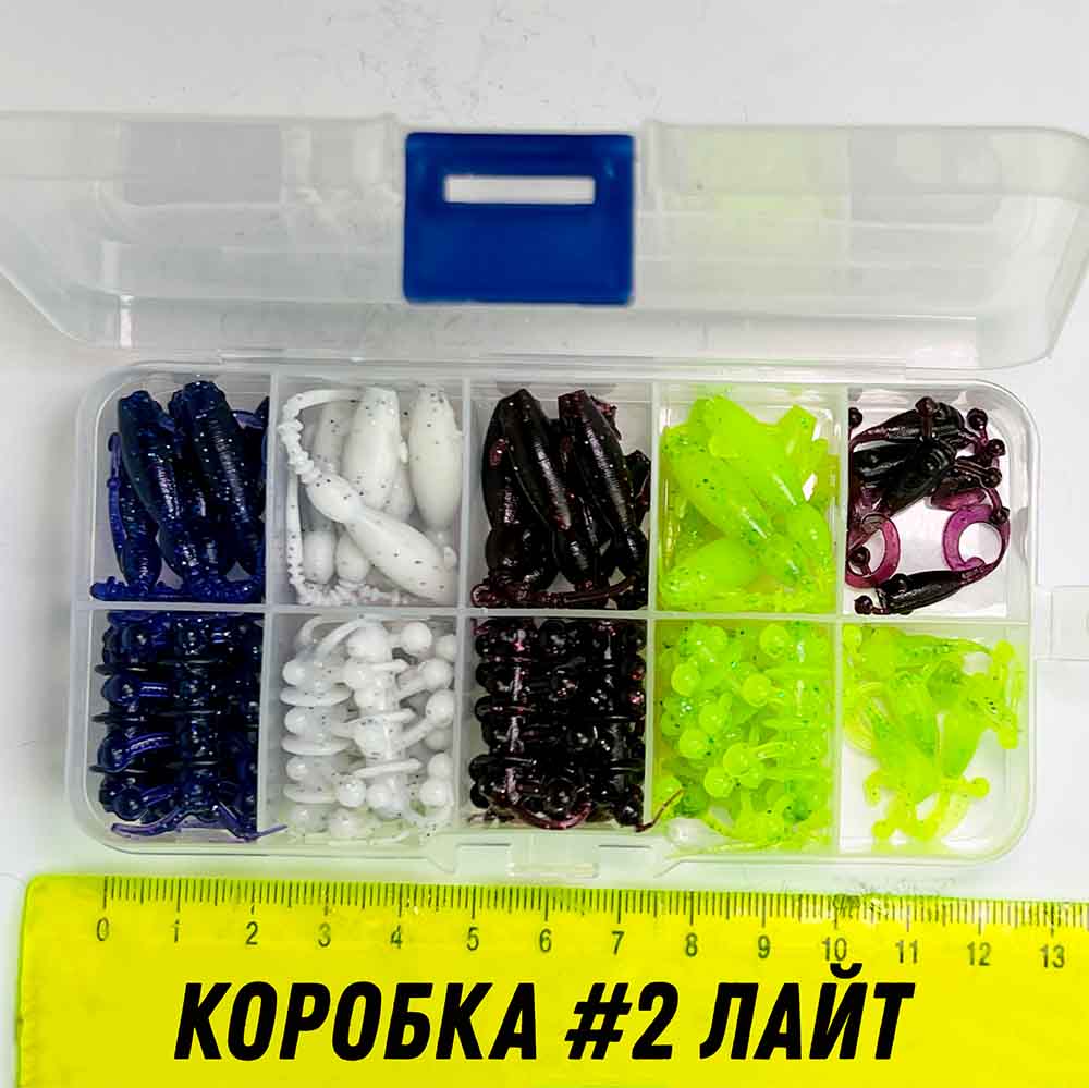 коробочка приманок набор для ультралайт спиннинга