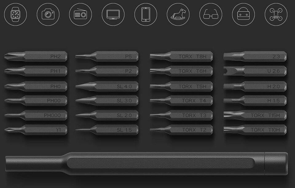 Отвертка с насадками Xiaomi MiJia Wiha Screwdriver Set (25 предм.)-описание-2.jpg