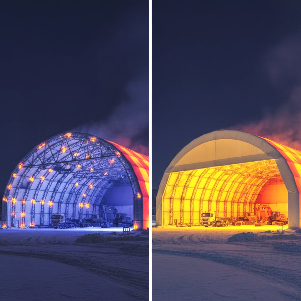 Энергоэффективность пневмоангаров