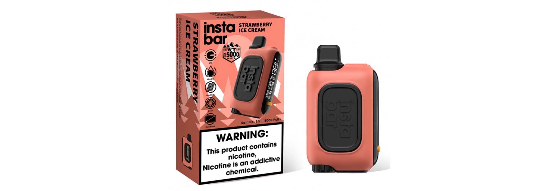 Instabar WT 15000 недорого для насыщенного вкуса и ровной тяги Instabar WT 15000 недорого для насыщенного вкуса и ровной тяги